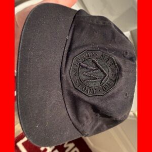 Black Embroidered Cap